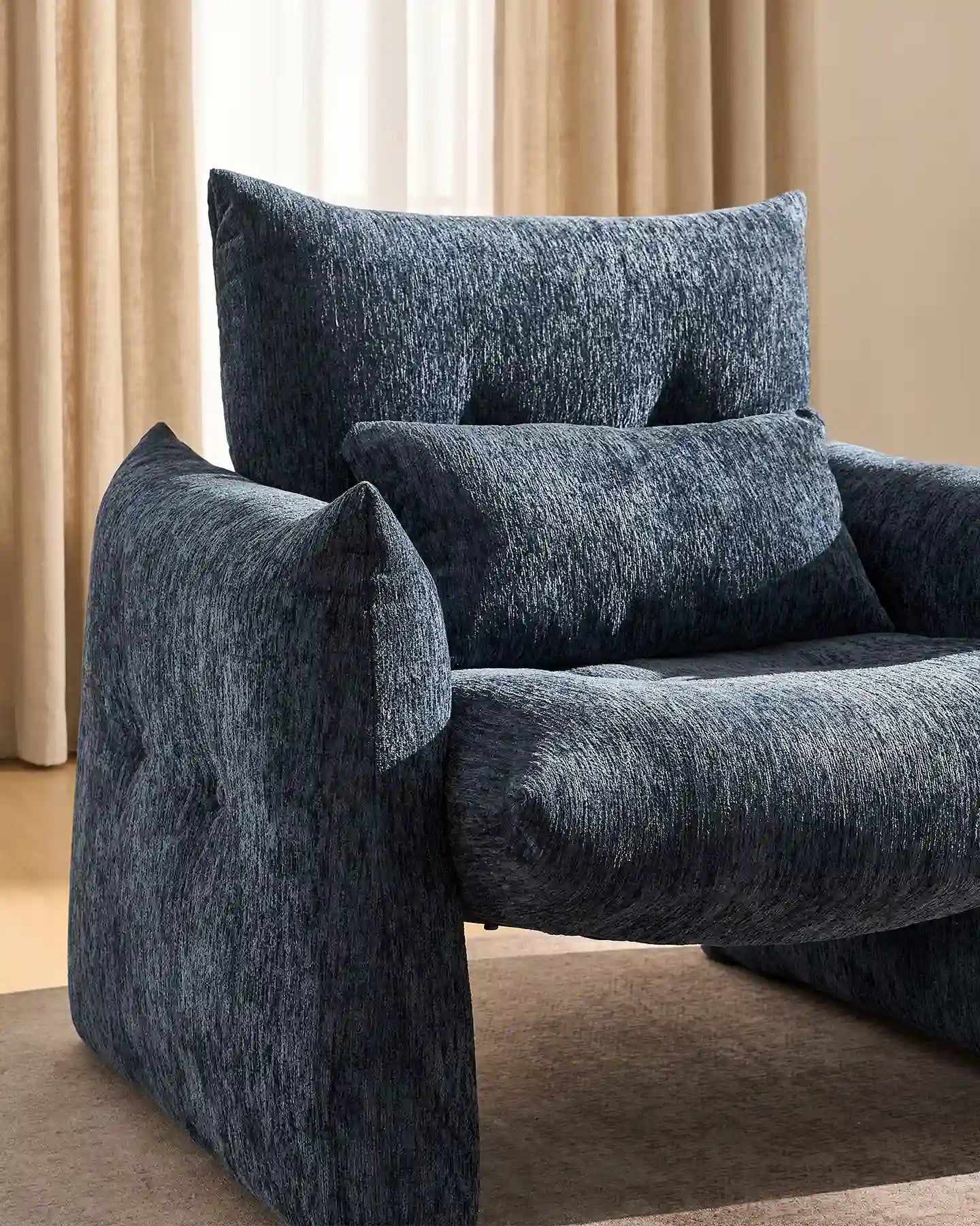 Kumo Navy Blue Accent Chair [Pre-Order]-4