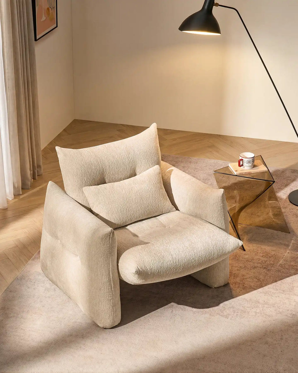 Kumo Cream Accent Chair [Pre-Order]-3