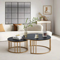 Lepore Marble Nesting Coffee Table Set-0