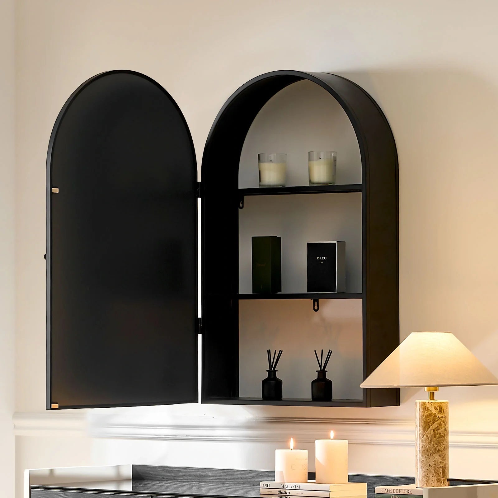 Margot Bathroom Mirror Cabinet-4