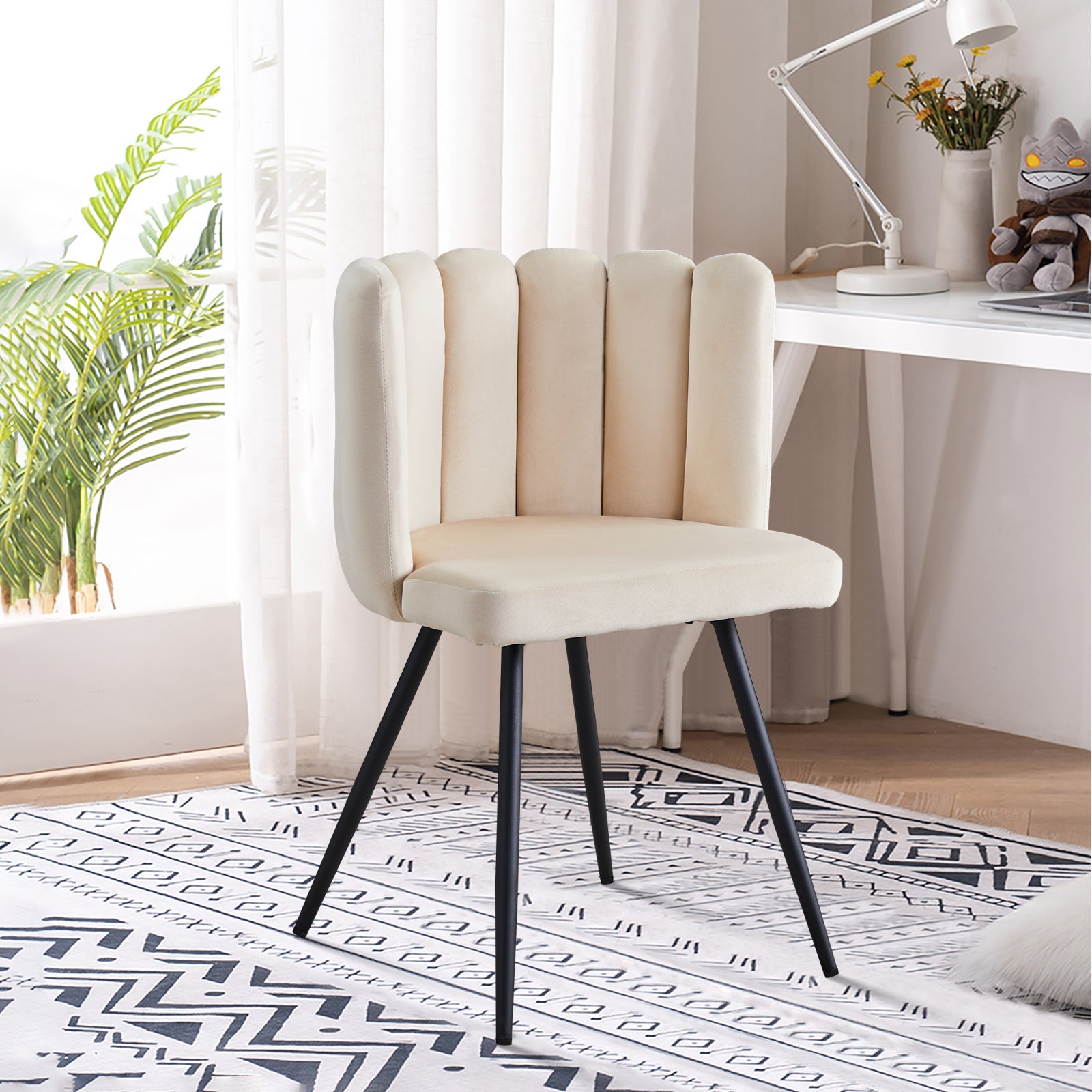 Markland Velvet Accent Dining Chairs-1