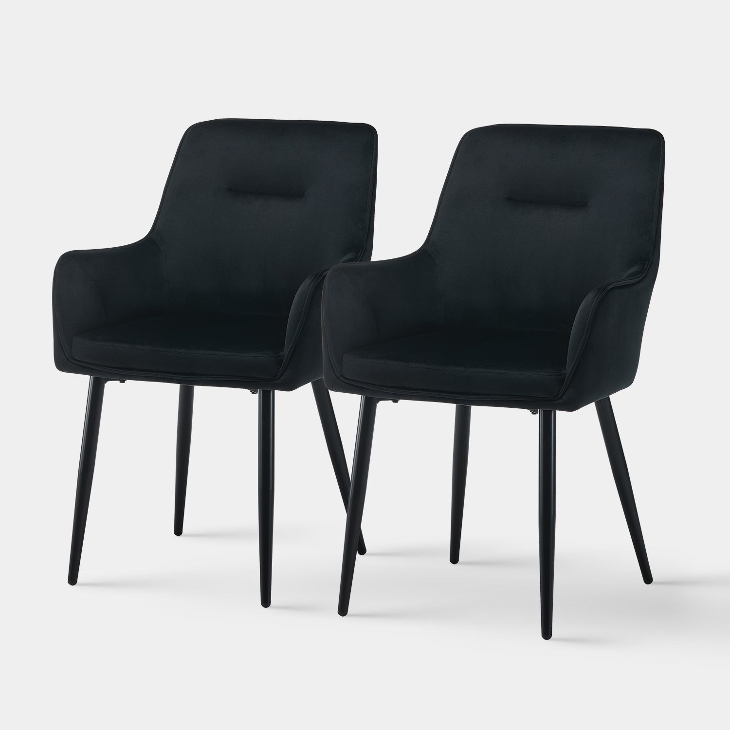 Maxine Velvet Dining Chairs [Set of 2]-3