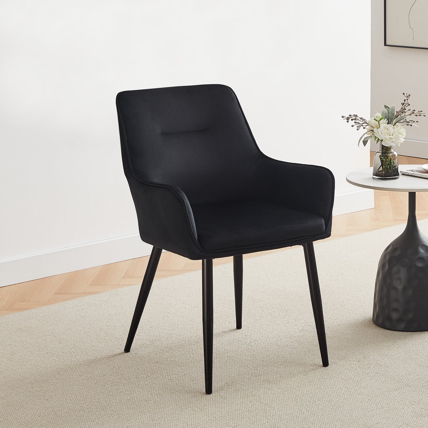 Maxine Velvet Dining Chairs [Set of 2]-0