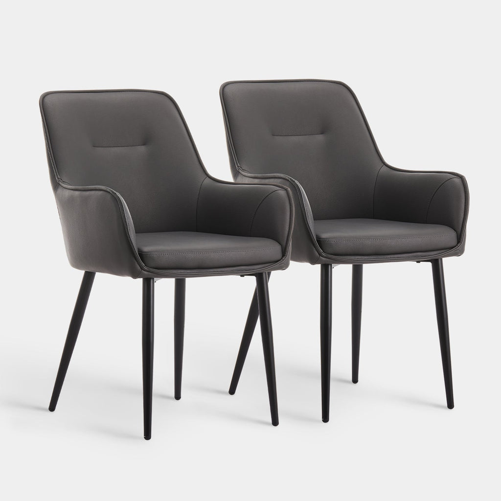 Maxine Faux Leather Dining Chairs [New Colours]-4