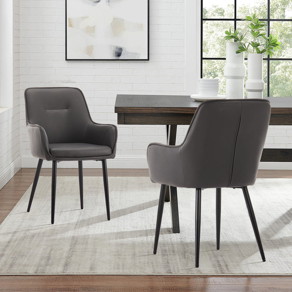 Maxine Faux Leather Dining Chairs [New Colours]-1