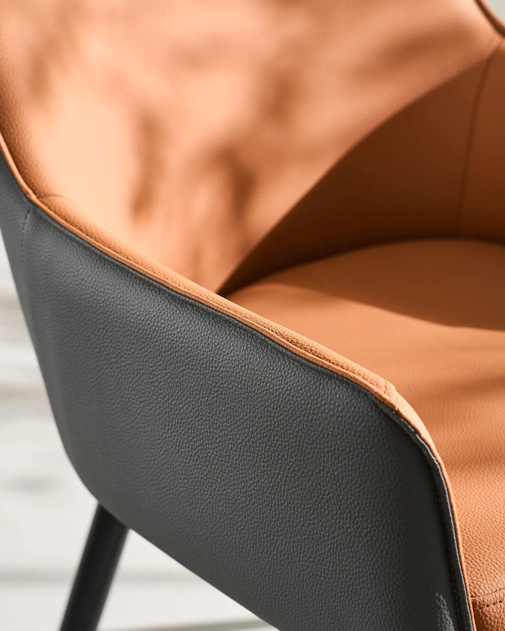 Maxine Faux Leather Dining Chair-4