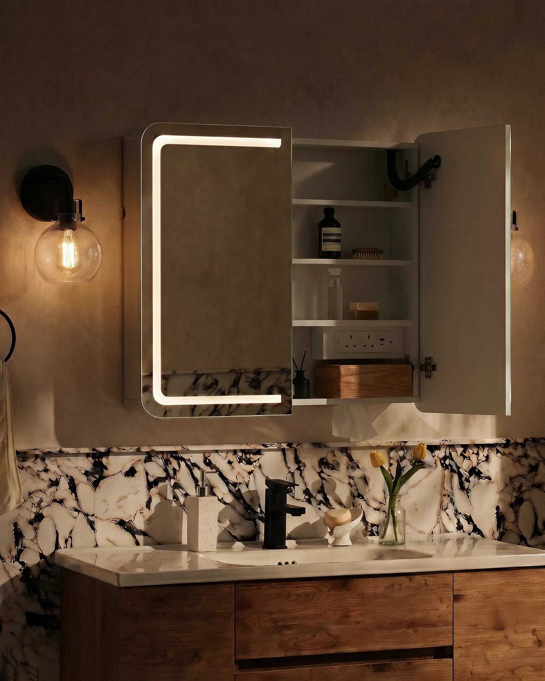 Mira Bathroom Mirror Cabinet-2