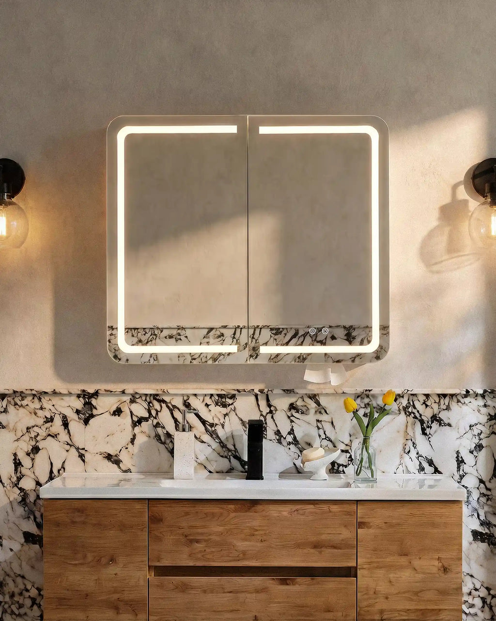 Mira Bathroom Mirror Cabinet-0