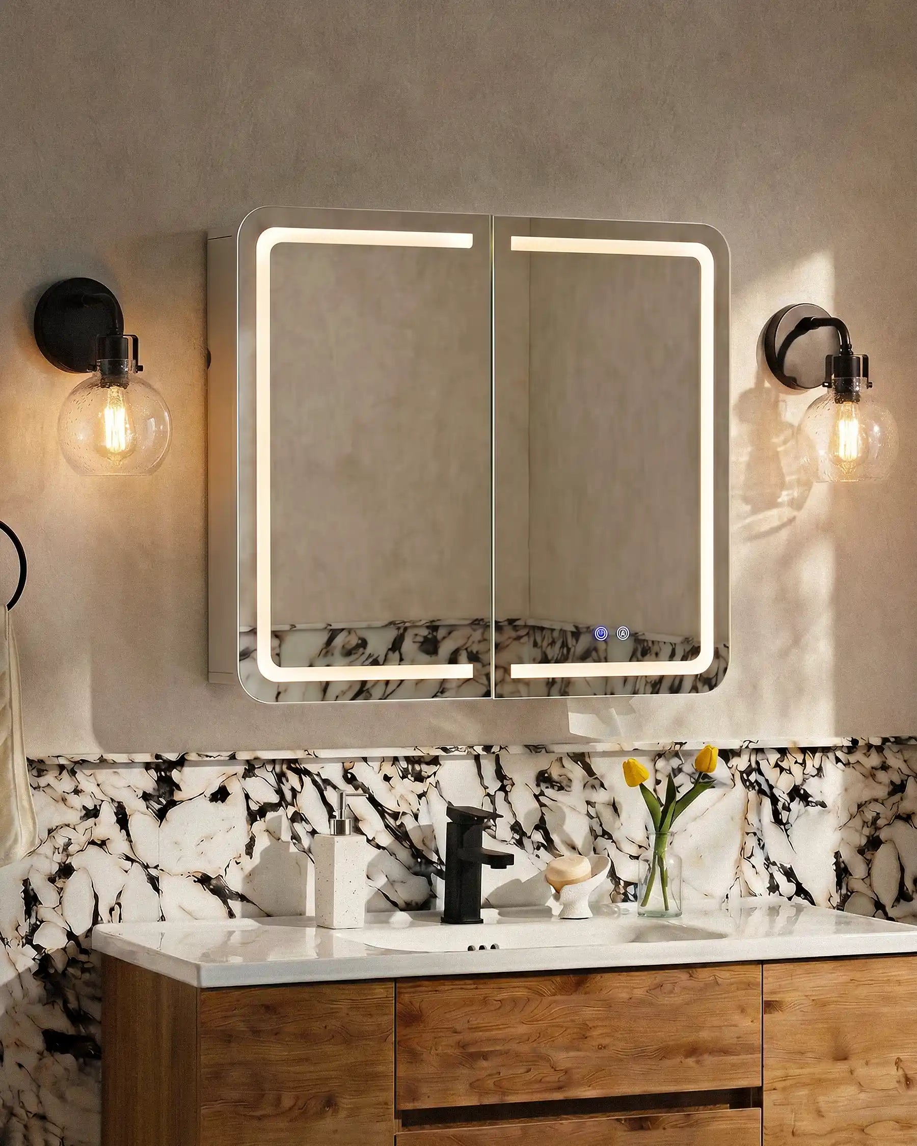Mira Bathroom Mirror Cabinet-1