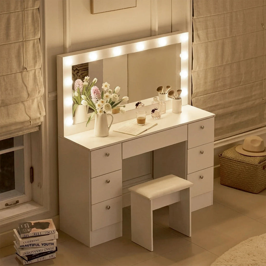 Modena Hollywood Dressing Table Set-1