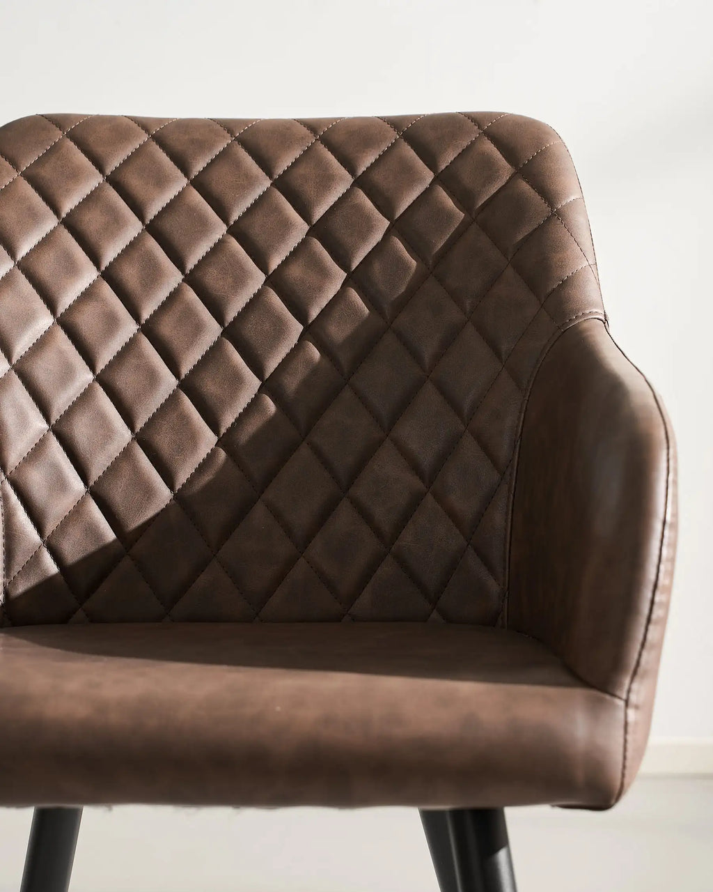 Moree Faux Leather Dining Chairs [Set of 4]-3