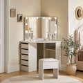 Roze Corner Dressing Table Set-0