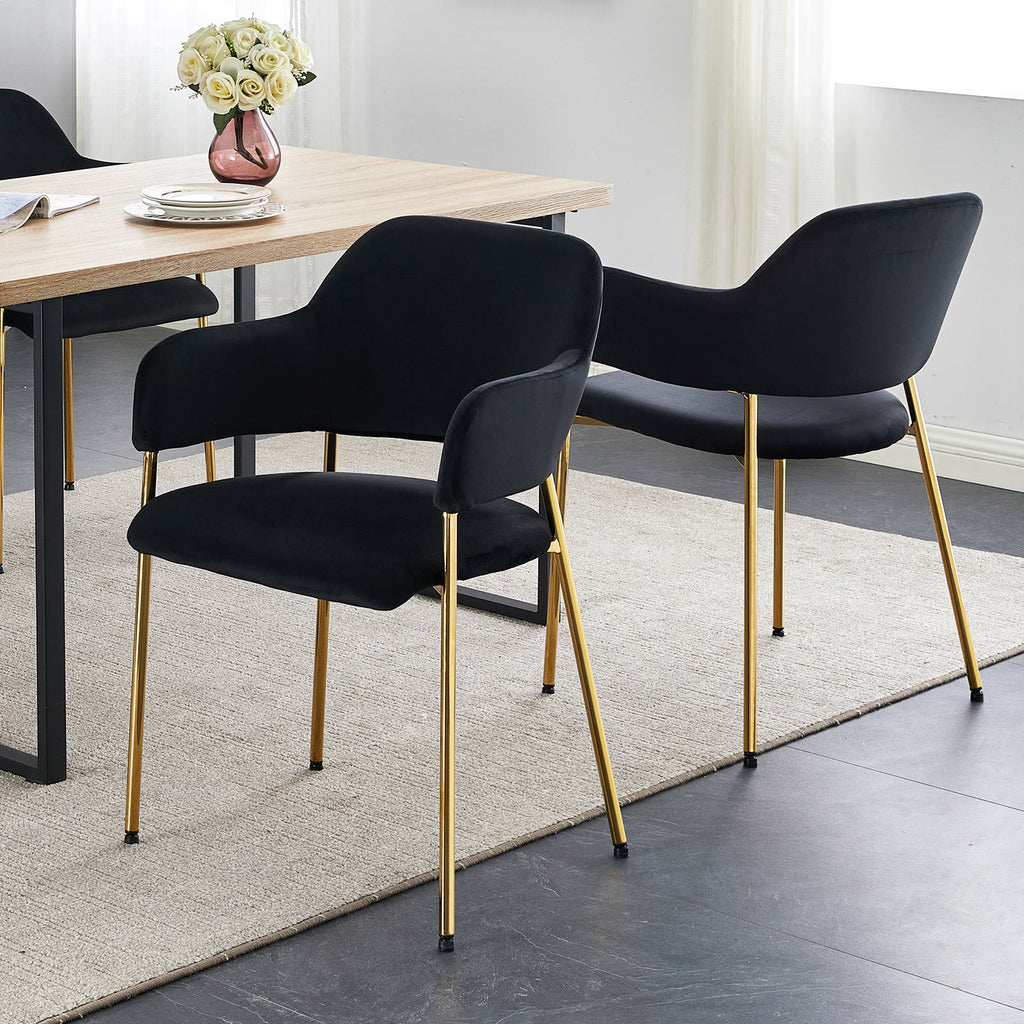 Lukka Velvet Dining Chairs [Set of 2]-1