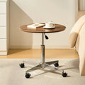 Vesna Round Side Table on Castors-0