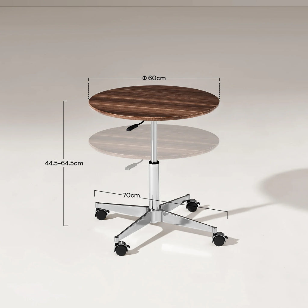 Vesna Round Side Table on Castors-2