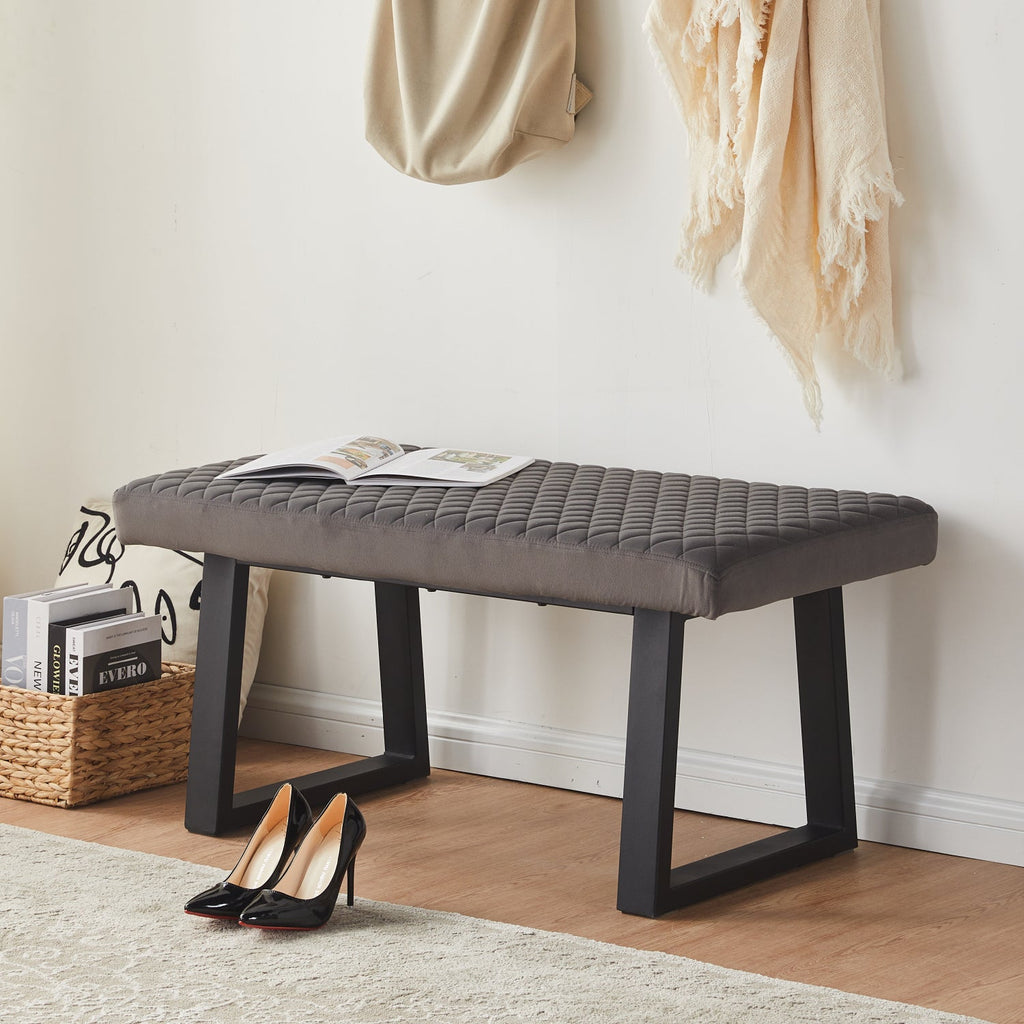Wren Velvet Dining Bench End-of-Bed Bench-2