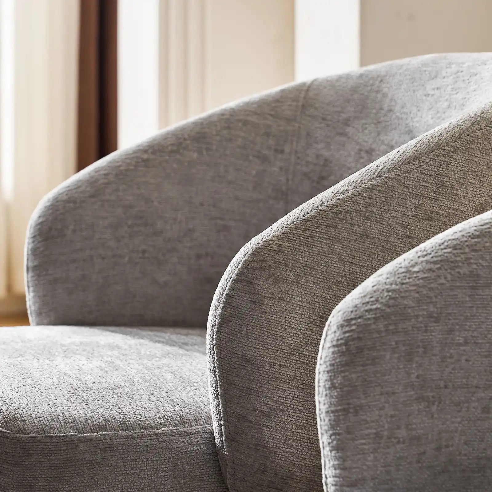 Cleo Grey Swivel Desk Chair-1