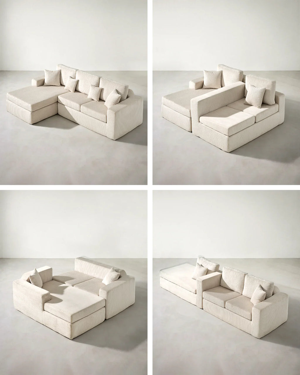 Nodo Vacuum-Packed Modular Corner Sofa-4