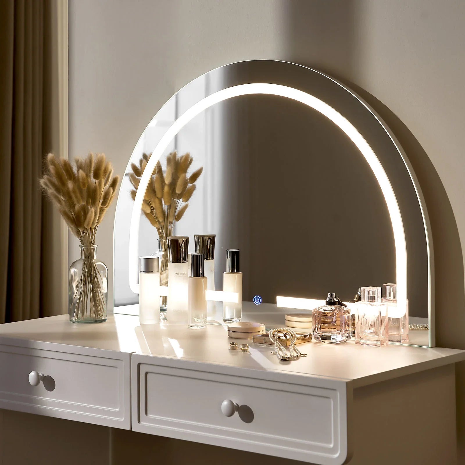 Ceris 2-Drawer Dressing Table-3