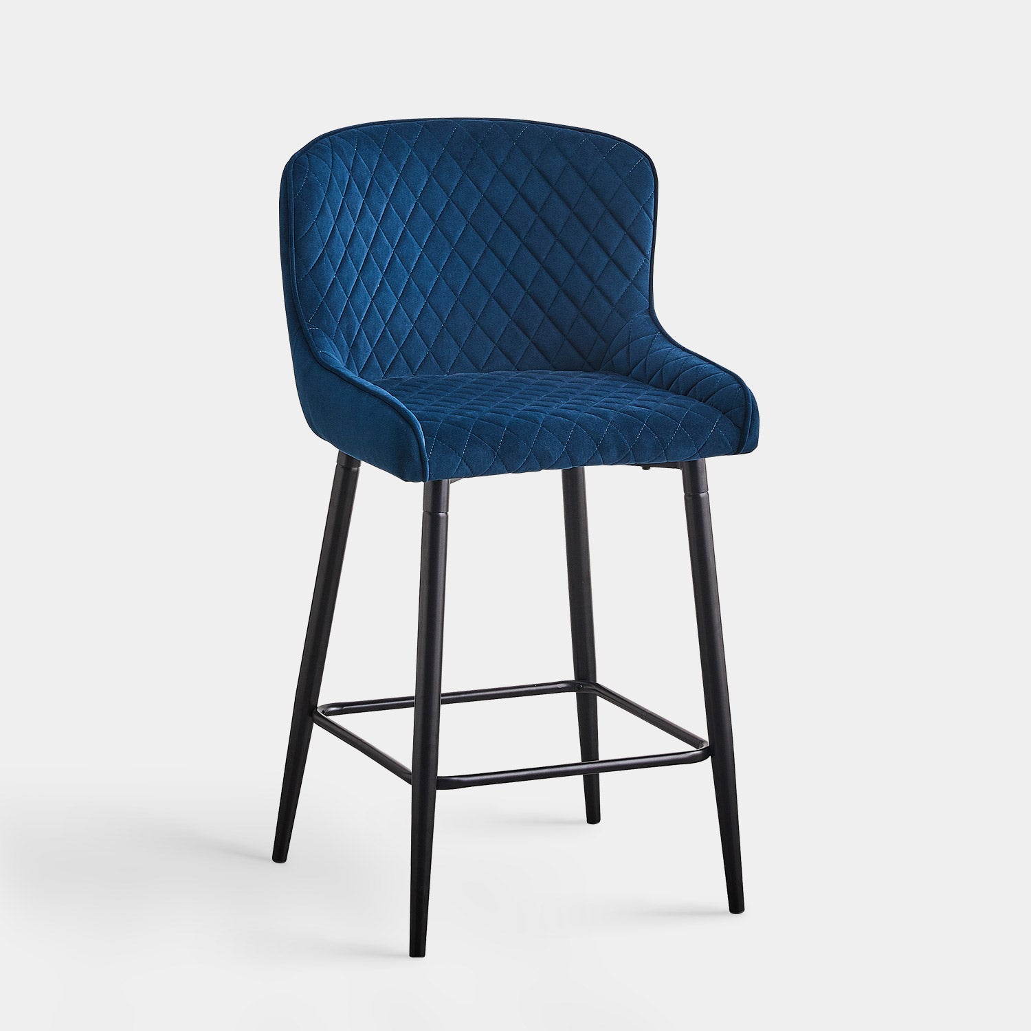 Dundas Velvet Bar Stools [65cm] [Set of 2]-7