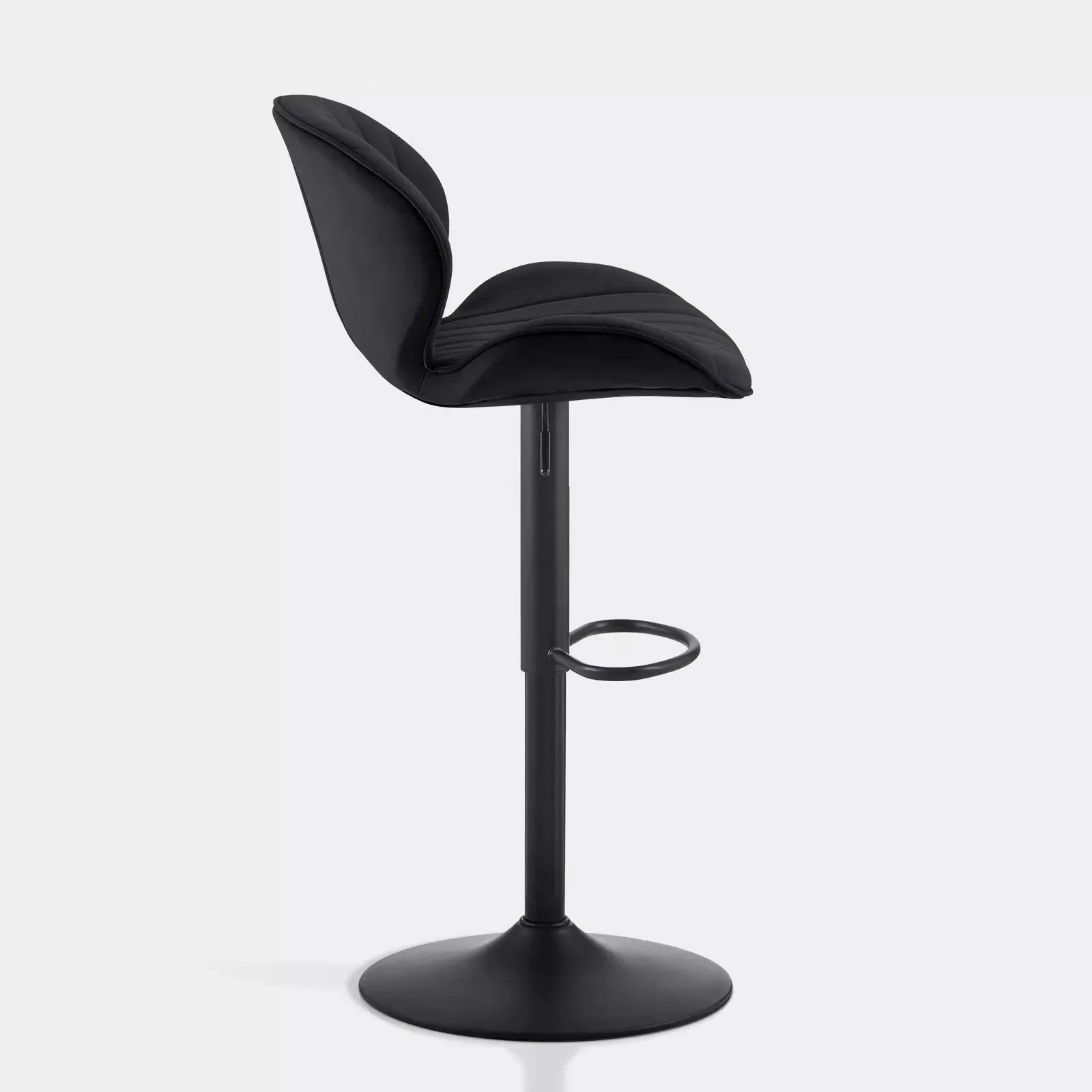 Caryol Velvet Bar Stool [Height Adjustable][Set of 2]-4